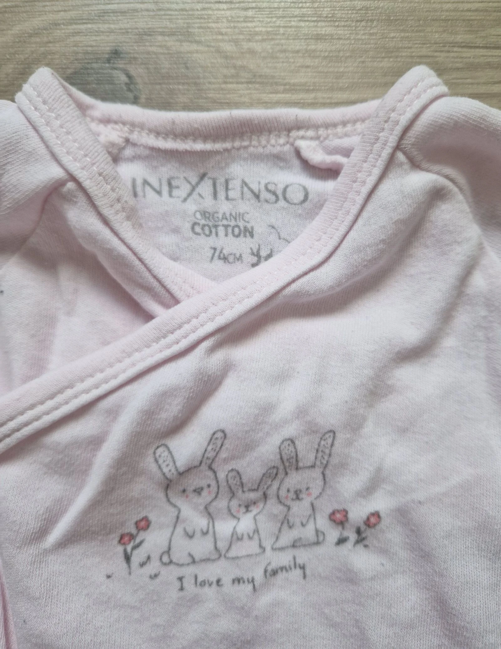 🐰 Lot of 3 cross-body pieces – long sleeves – baby girl – 9/12 months – good condition – photo 3